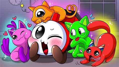 Animation Cute Choo Choo Charles And Cats Garten Of Banban Animation Compilation Slime Cat