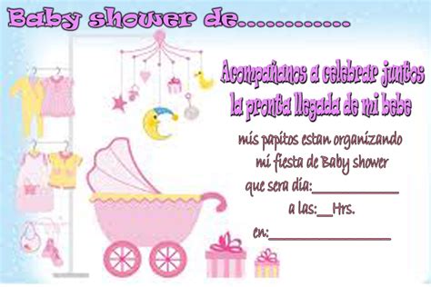 Tarjeta De Baby Shower Para Imprimir Gratis Imagui