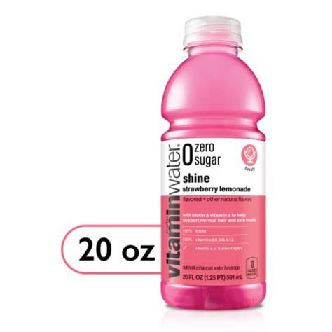Vitaminwater® Zero Sugar Shine Flavored Bottled Water 20 Fl Oz Kroger
