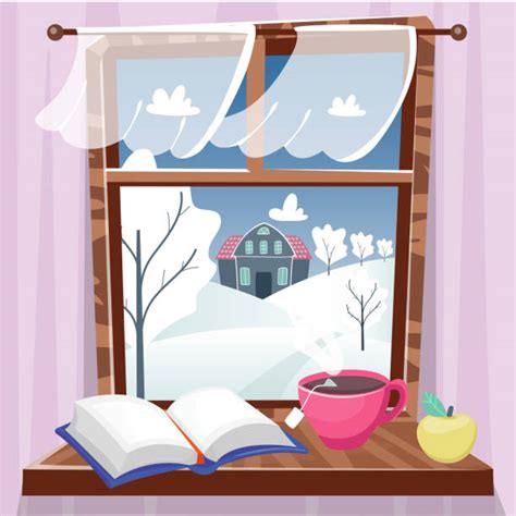 Home Window Winter Illustrations Royalty Free Vector Graphics And Clip