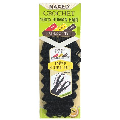 Shake N Go Naked Pre Loop Type Human Hair Crochet Braids Deep Curl