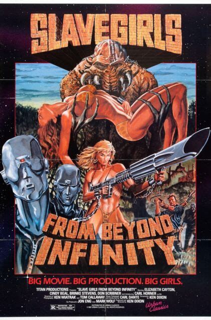 Slave Girls From Beyond Infinity Movie Poster 1987 Adventurehorror