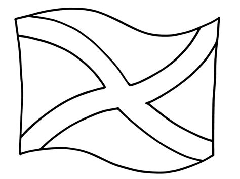 Scotland Flag Coloring Page Download Print Or Color Online For Free