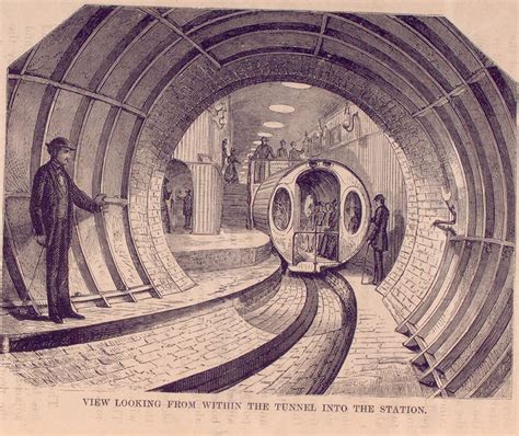 The First Subway Alfred Ely Beachs Marvelous Pneumatic Transit The