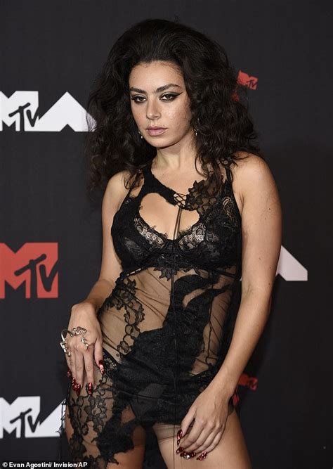 Charli XCX Leaves Very Babe To The Imagination In A Racy Sheer Black Ensemble Daily Mail Online