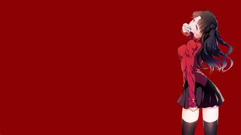 Fondos De Pantalla Ilustración Anime Chicas Anime Rojo Dibujos Animados Serie De Destino