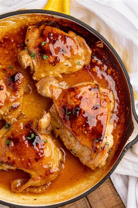 Baked and skillet chicken, casseroles, and more. Baked Honey Mustard Chicken is an easy three ingredient ...