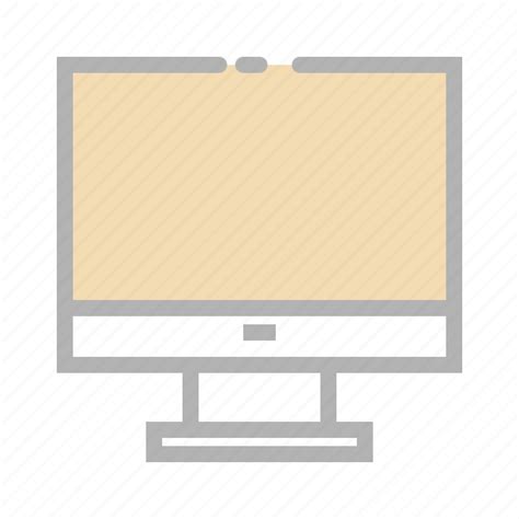Computer Desktop Device Hardware Monitor Pc Technology Icon