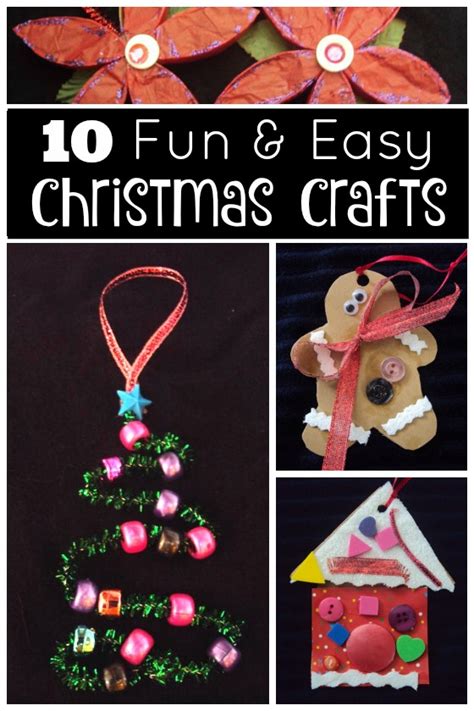 10 Easy Christmas Crafts For Kids Happy Hooligans