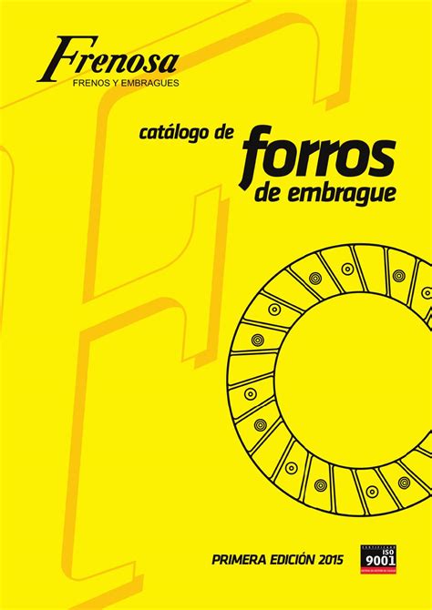 Catálogo De Forros De Embrague By Frenosa Issuu