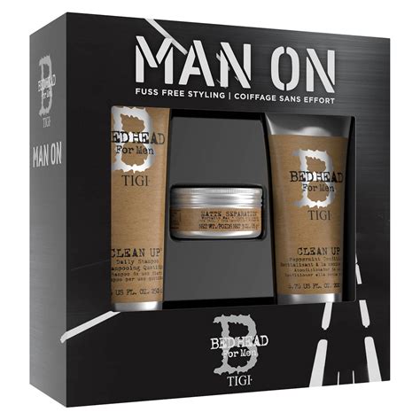 TIGI Bed Head For Men Men S Gift Set With Shampoo Conditioner And Hair Wax