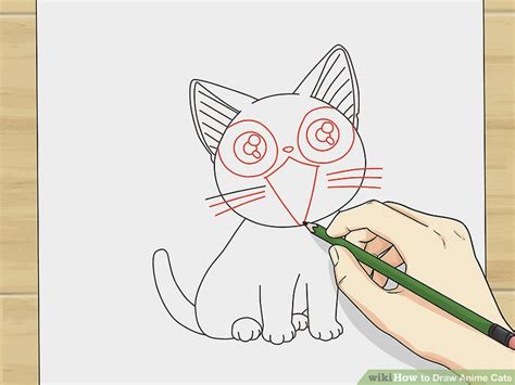 How To Draw Anime Cats 6 Steps With Pictures Wikihow