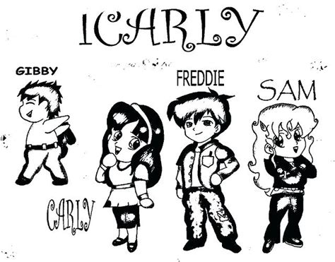 Icarly Coloring Pages at GetColorings.com | Free printable colorings pages to print and color