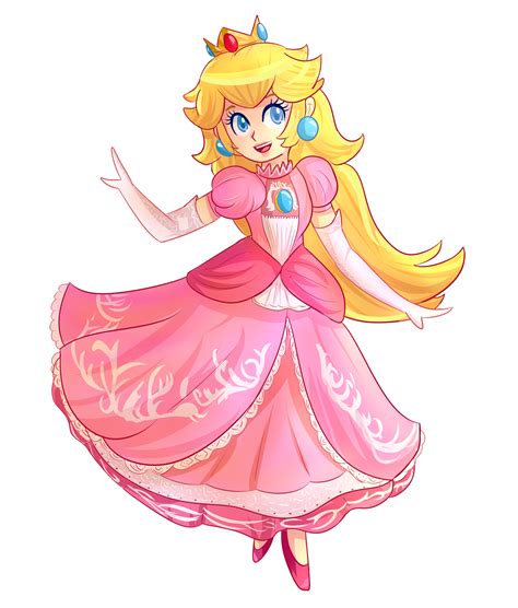 Princess Peach Anime Fan Art