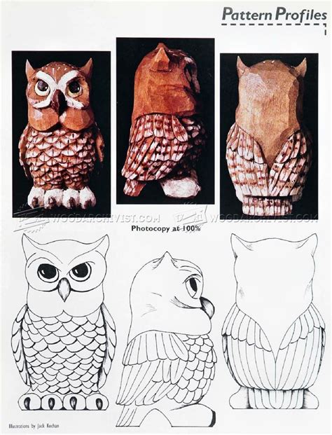 Free Owl Wood Carving Patterns This Tutorial Is A Real Feather In The