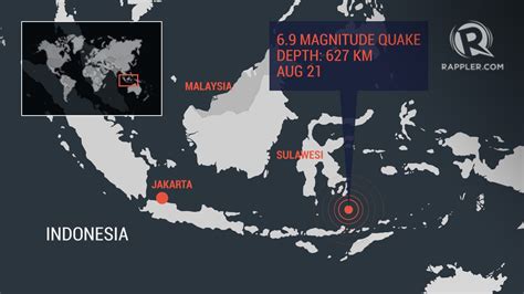 Magnitude 69 Earthquake Strikes Off Indonesia Usgs