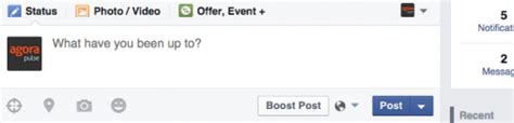 boost your facebook posts with this button