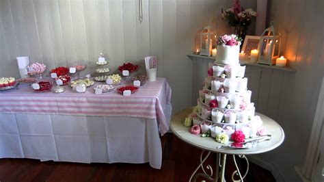 Final Wedding Dessert Table Set Up For Susan And Chris Youtube