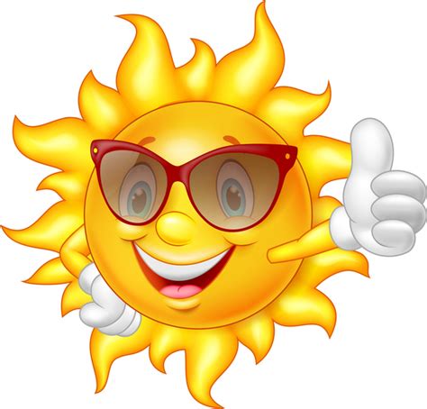 Cartoon Sun Smiling Face Vectors 01 Free Download