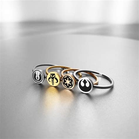 Star Wars Ring Rebel Alliance Ring Galactic Empire Ring Etsy