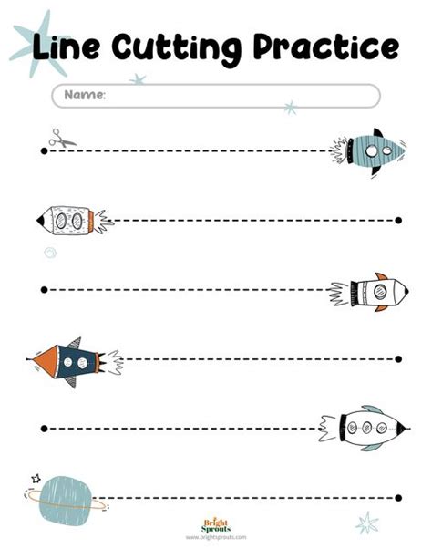 Fun Cutting Practice Worksheets To Build Scissor Skills