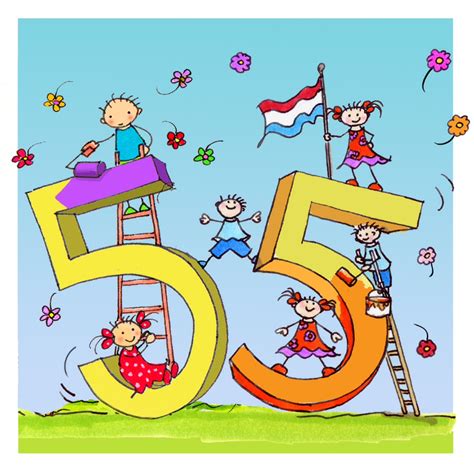 55 Jaar Anet Illustraties Verjaardagskaarten Kaartje2go