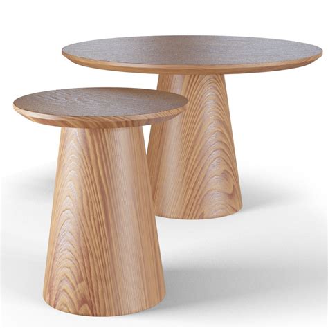 Wooden Designer Tea Table 3d Model For Vray Corona