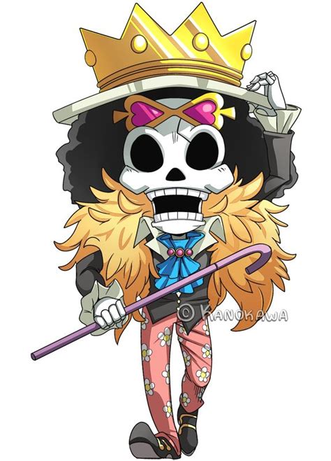 One Piece Brook Chibi By Kanokawa On Deviantart Chibi Anime One