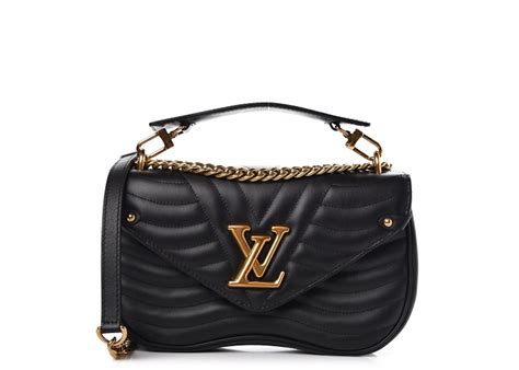 Louis Vuitton New Wave Chain Bag Mm Black