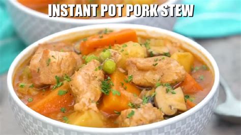 Instant Pot Pork Stew Sweet And Delicious Meals Easy Instant Pot