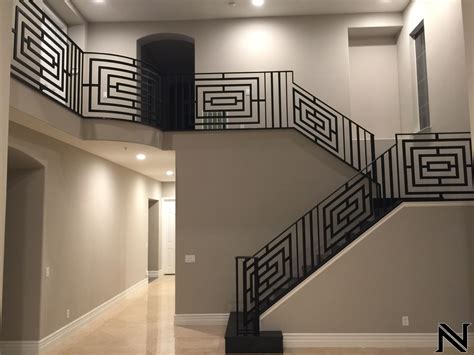 Modern Staircase Railings — Naddours Custom Metalworks Modern