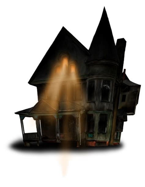 Haunted House Halloween Haunted Attraction House Png Download 800