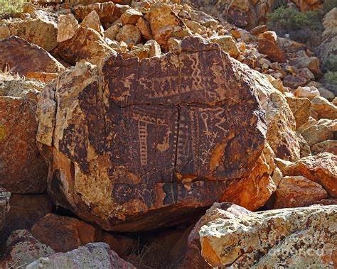 Indian Petroglyphs At Parowan Gap Utah Photograph By Malcolm Howard