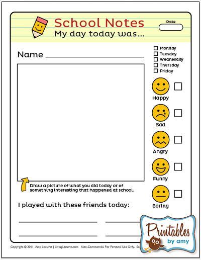 School Notes Back To School Free Printable Re Pinned By Pediastaff