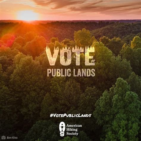 Vote Public Lands American Hiking Society