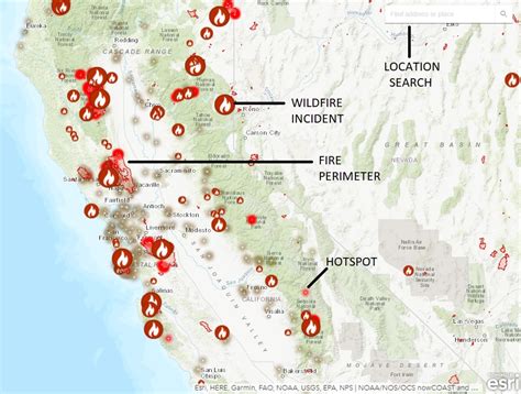 California State Wildfire Map Gillan Dianemarie
