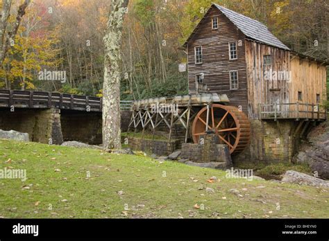 Glades Creek Grist Mill Stock Photo Alamy