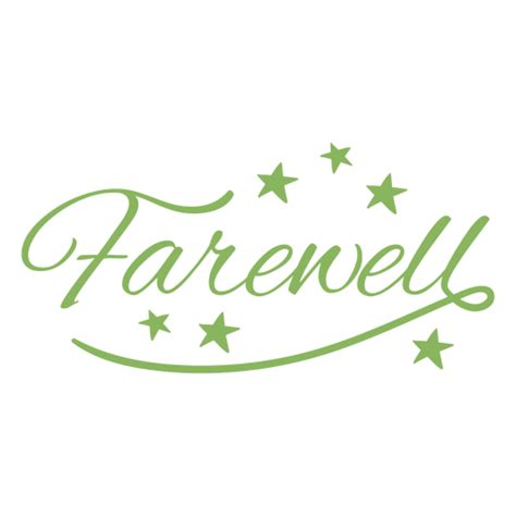 Farewell Hand Written Lettering Quote Png And Svg Design For T Shirts