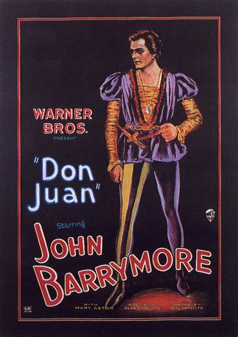 Don juan is a historically important film. John Barrymore - Don Juan....1926 | John barrymore, Movie ...