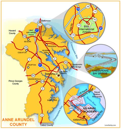 Anne Arundel County Maryland Waterfront Communities Towns And Cities
