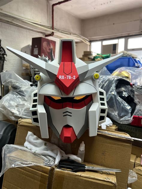 Gundam Helmet Gd Head Cosplay Armor Prop Etsy Australia