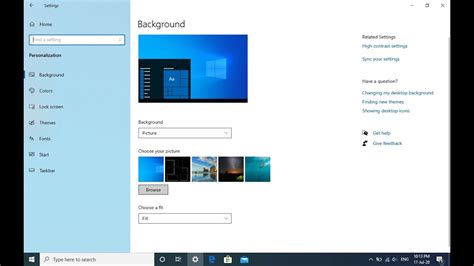 How To Change Your Wallpaper On Windows 10 Pc Youtube
