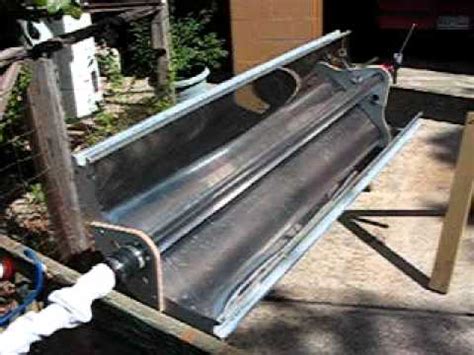 Solar heating systems are generally composed of solar thermal collectors, a water storage tank or another point of usage, interconnecting pipes and a fluid system to move the heat from the collector to the tank. Parabolic Trough Solar Collector water heater 2 - YouTube