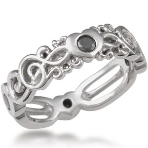 Harmony Treble Clef Wedding Band | Wedding bands, Choosing wedding rings, Celtic wedding rings