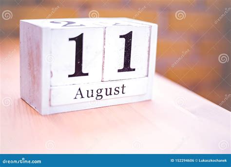 11th Of August August 11 Birthday International Day National