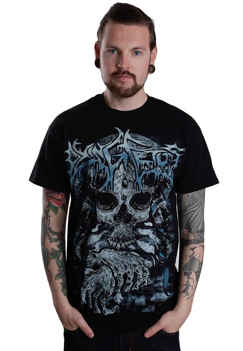 dying fetus blue skull t shirt de