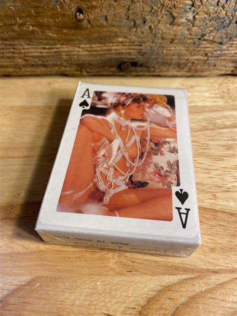 Vintage Naakt Speelkaarten Kaartspel Nieuwe Verzegelde Etsy Nederland