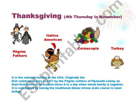 Esl English Powerpoints British And American Holidays Ii