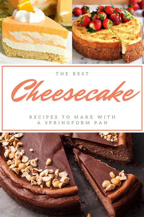 This recipe calls for baking a 9 inch cake for 30 minutes at 350, then sit in the oven for 1 hour. 22 Cheesecake Recipes To Make In A Springform Pan ...