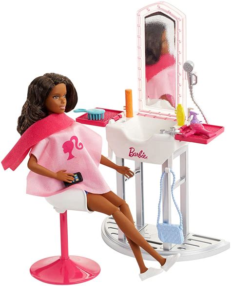 Barbie Fjb37 Salon With Doll Multi Colour Toptoy